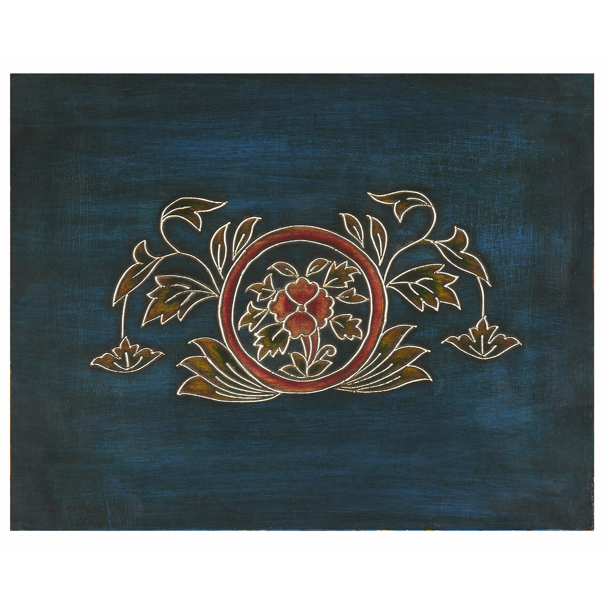 Butler Specialty Vibrant Traditional Hand Painted Rectangular Accent Chest Chests/Cabinets Butler Specialty