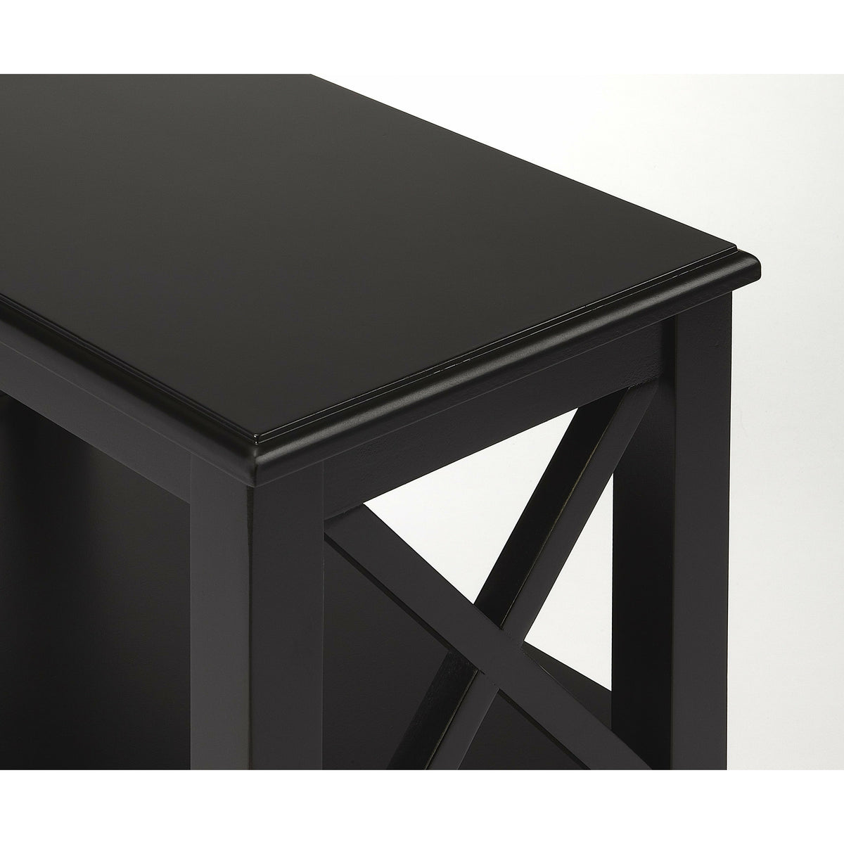 Butler Specialty Rectangular Black Licorice Bookcase Bookcases Butler Specialty