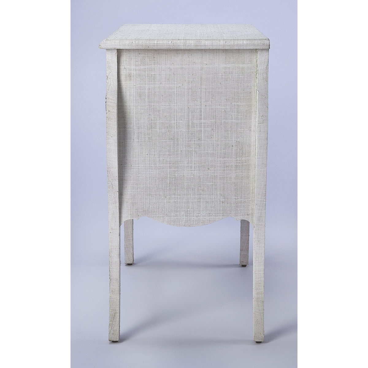 Butler Specialty Transitional Rectangular Off White Raffia 2 Drawers Accent Chest Chests/Cabinets Butler Specialty
