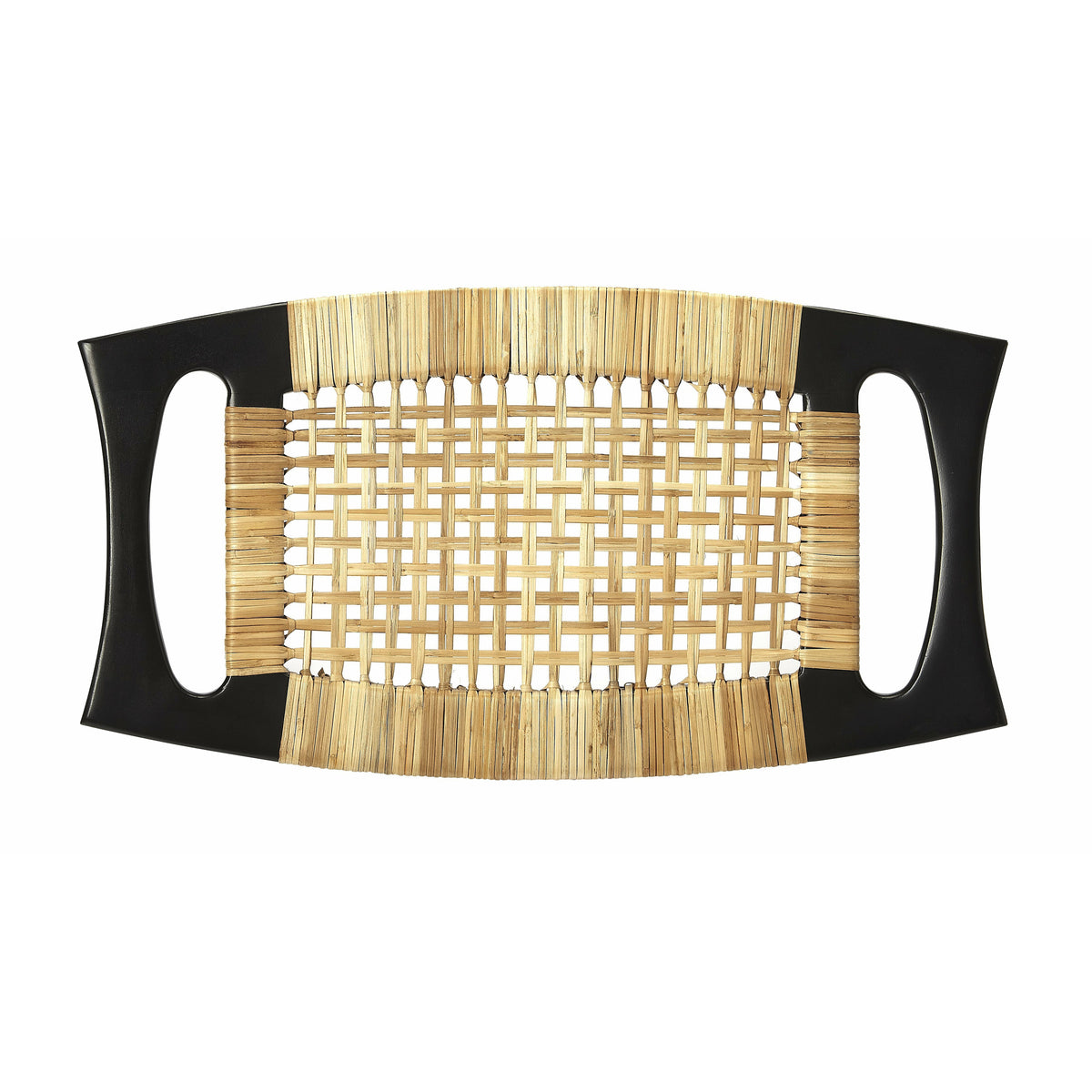 Butler Specialty Modern Rectangular Black Mango Wood Stool Benches Butler Specialty