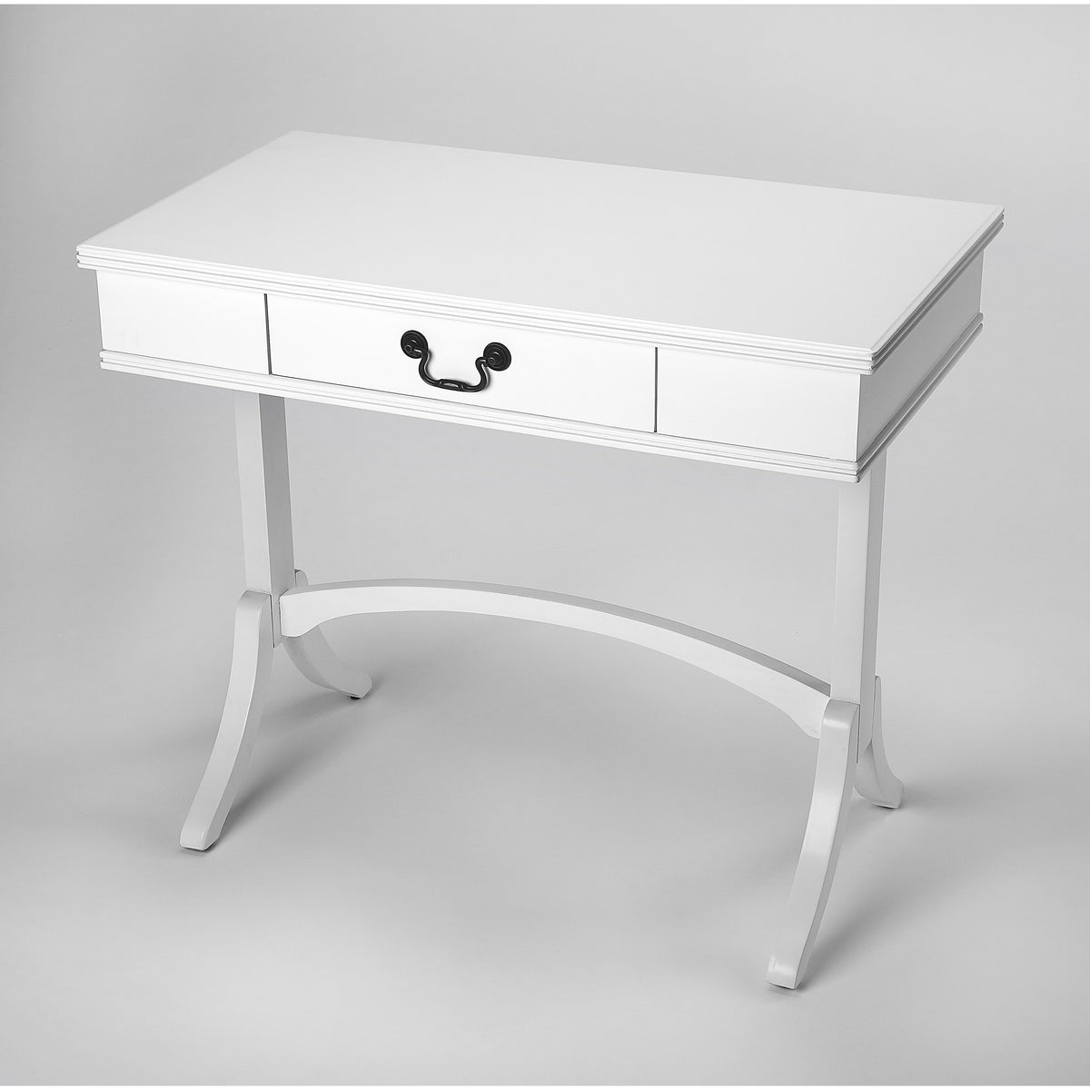 Butler Specialty Transitional Rectangular White Writing Desk Desks &amp; Secretaries Butler Specialty