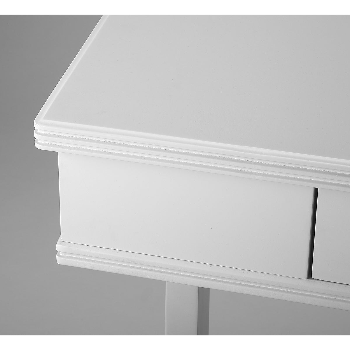 Butler Specialty Transitional Rectangular White Writing Desk Desks &amp; Secretaries Butler Specialty