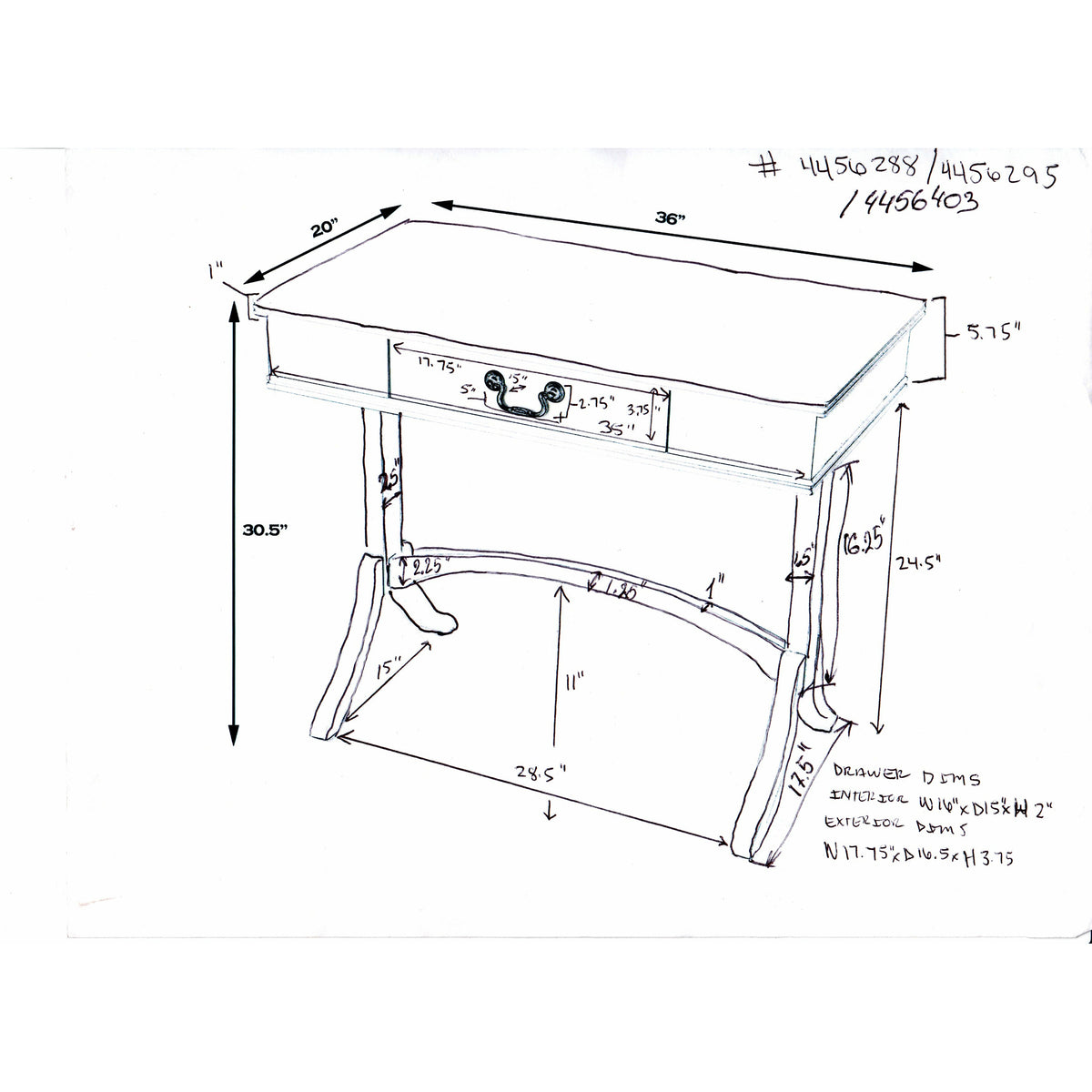 Butler Specialty Transitional Rectangular White Writing Desk Desks &amp; Secretaries Butler Specialty