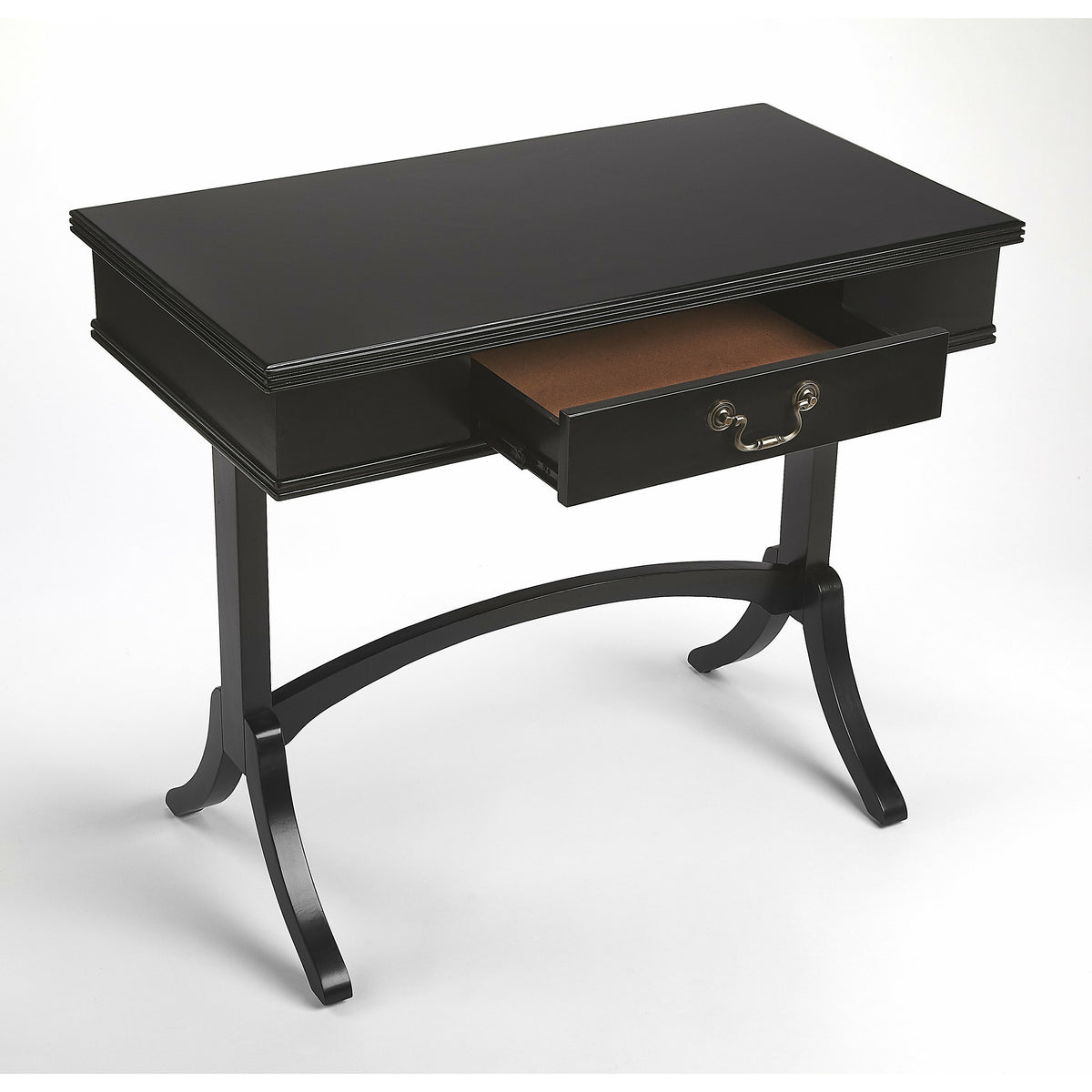 Butler Specialty Transitional Rectangular Black Writing Desk Desks &amp; Secretaries Butler Specialty