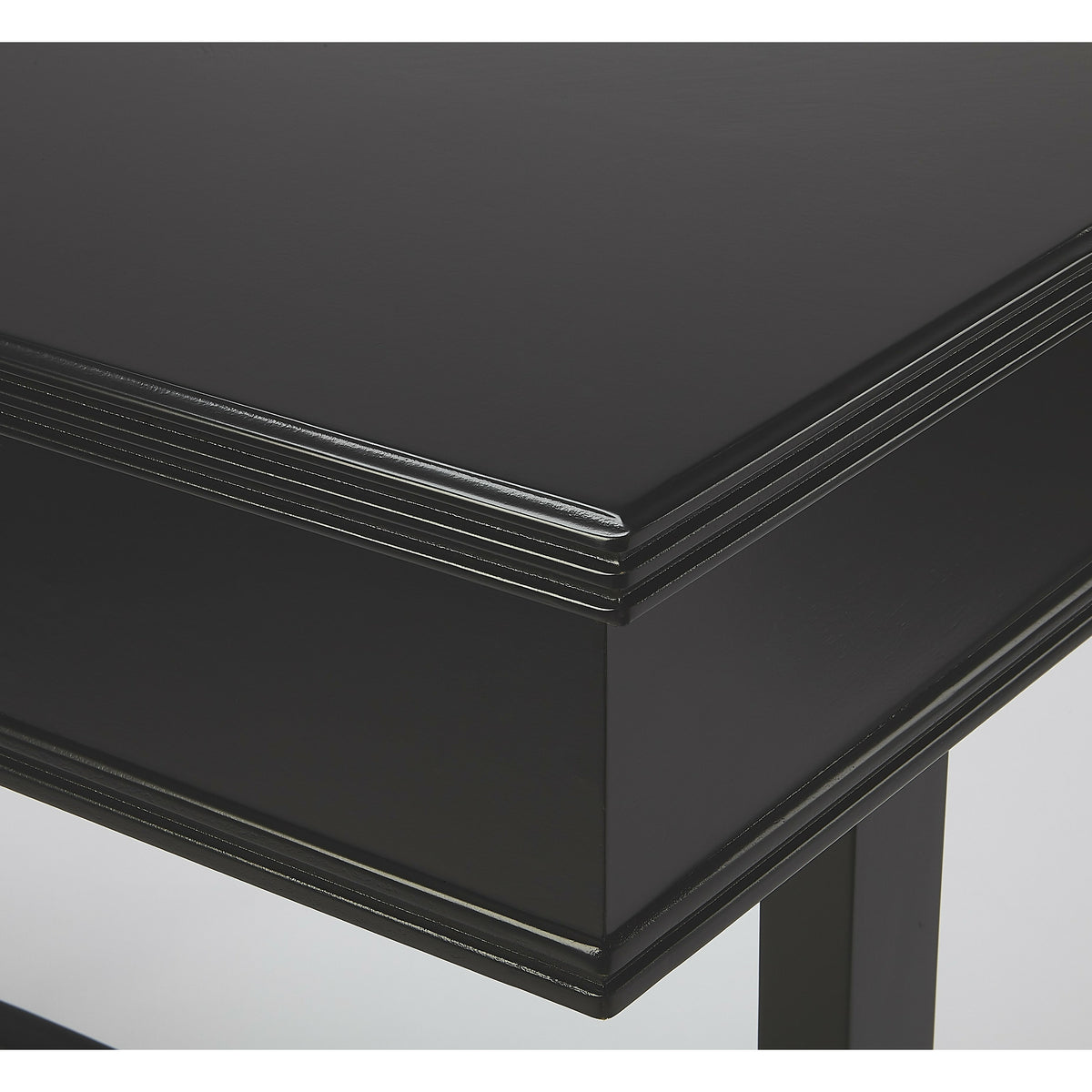 Butler Specialty Transitional Rectangular Black Writing Desk Desks &amp; Secretaries Butler Specialty