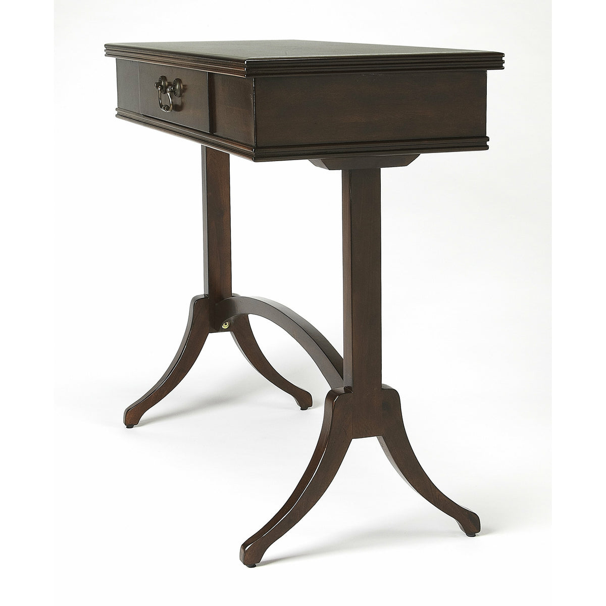 Butler Specialty Transitional Rectangular Coffee Dark Brown Writing Desk Desks &amp; Secretaries Butler Specialty