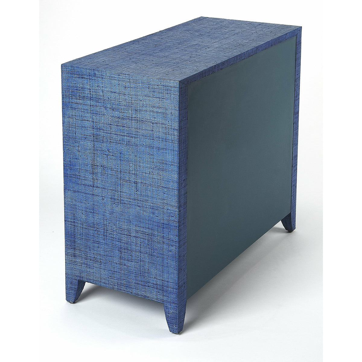 Butler Specialty Modern Rectangular Blue Raffia Accent Chest Chests/Cabinets Butler Specialty
