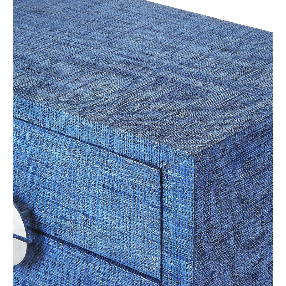 Butler Specialty Modern Rectangular Blue Raffia Accent Chest Chests/Cabinets Butler Specialty
