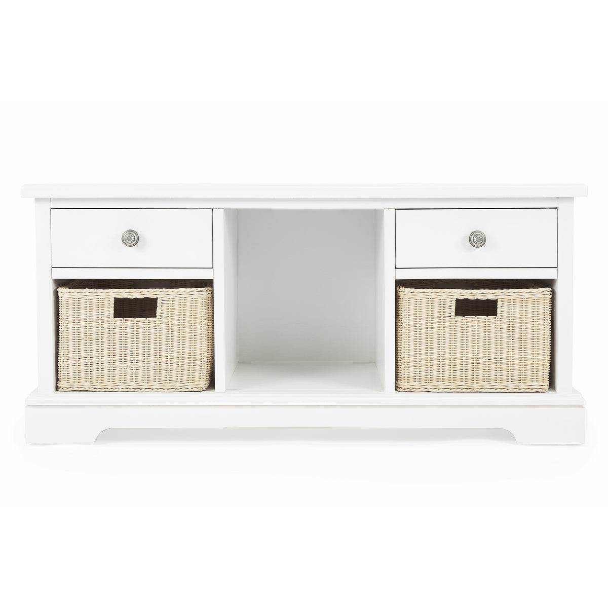 Butler Specialty Practical Transitional Rectangular White Bench With Storage Benches Butler Specialty