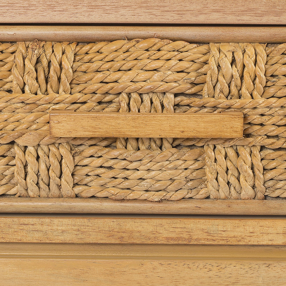 Butler Specialty Modern Tropical Villa Style Rectangular Natual Light Wood End Table Accent Tables Butler Specialty