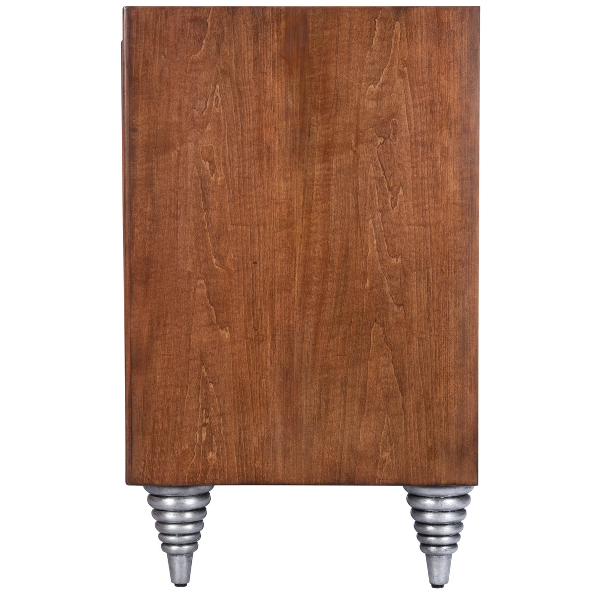 Butler Specialty Elegant Transitional Rectangular Medium Brown Leather Capiz Shell Inlay Sideboard Chests/Cabinets Butler Specialty