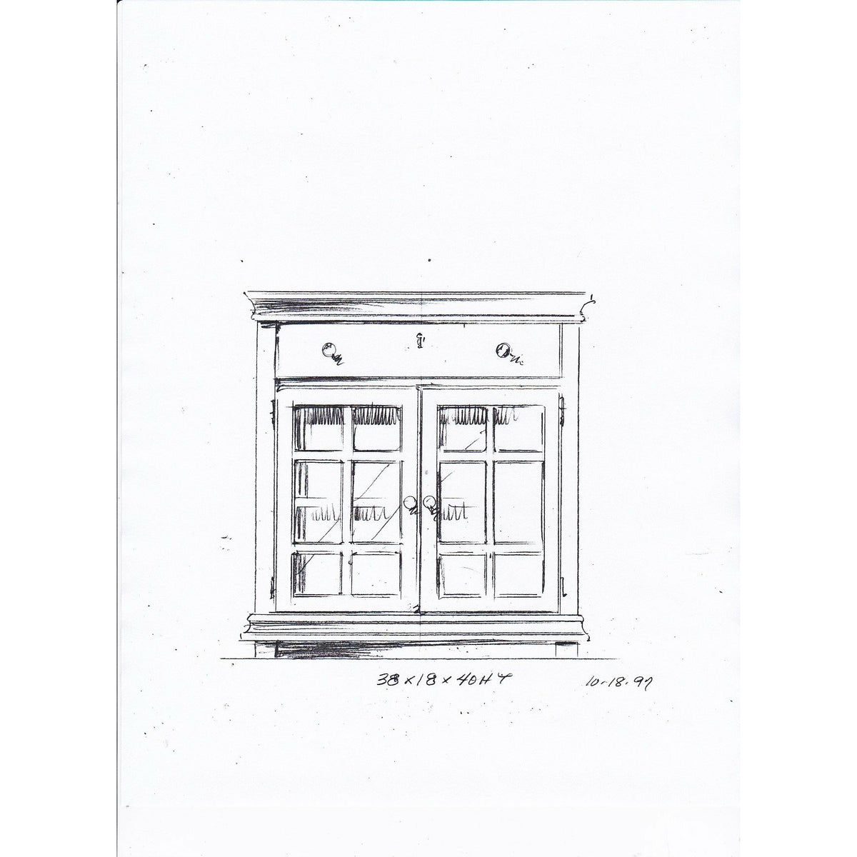 Butler Specialty Transitional Retangular White Chest Chests/Cabinets Butler Specialty