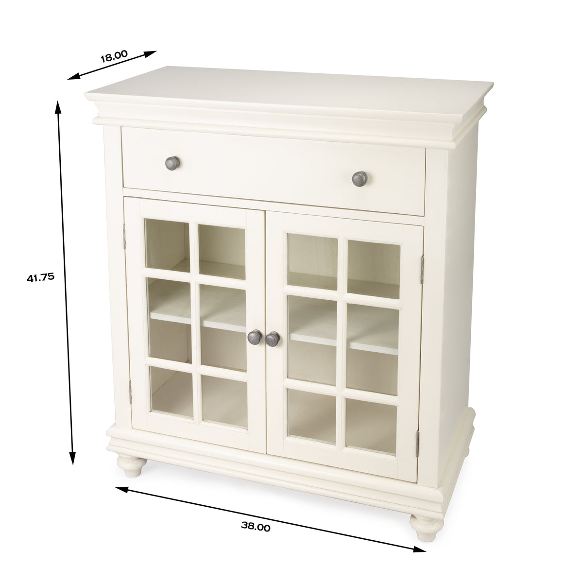 Butler Specialty Transitional Retangular White Chest Chests/Cabinets Butler Specialty